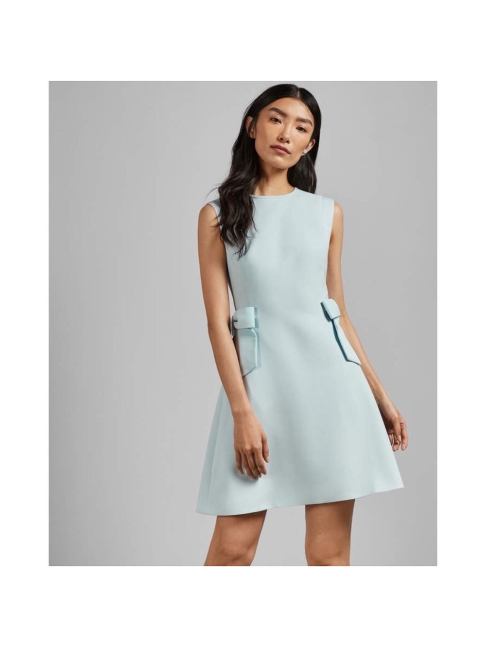 Ted Baker Meline Light Blue Coquette Sheath Dress